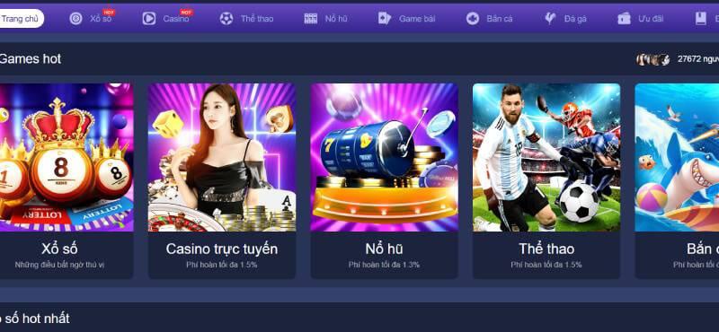 Chơi online trên mạng được phát trực tiếp từ sòng bài